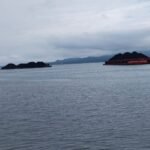 Rusak Terumbu Karang, Tongkang Pengangkut Batu Bara Parkir Liar di Pantai Mobongo