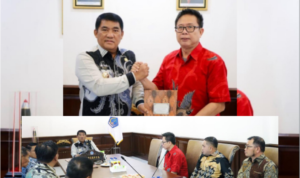 STEVIE SUMAMPOUW MASUK GARDA TERDEPAN DETEKSI DINI, GUBERNUR YULIUS SELVANUS SERAHKAN SK FKDM SULUT