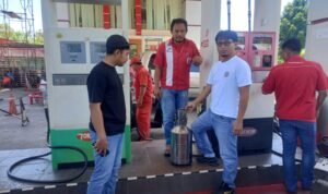 Uji Tera Kembali Dilakukan di SPBU Amurang Guna Mengukur Kelayakan dan Kesesuaian Takaran